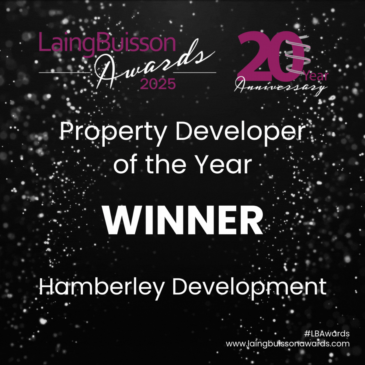 Hamberley Property Developer Award